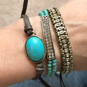 Turquoise Bracelet Set